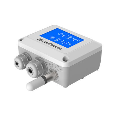 فرستنده دمای دیجیتال ±3٪ دقت برای اندازه گیری عملکرد-رطوبت در 25C IP65/NEMA 4 حفاظت