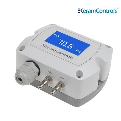 ترانسمیتر فشار دیفرانسیل نمایشگر LCD 0-10 ولت برای HVAC
