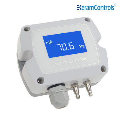 -100 ~ 100pa صفحه نمایش LCD فرستنده فشار تفاضلی برای HVAC