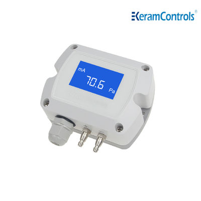 -100 ~ 100pa صفحه نمایش LCD فرستنده فشار تفاضلی برای HVAC