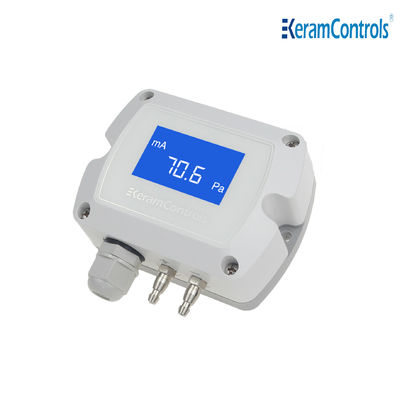 -100 ~ 100pa صفحه نمایش LCD فرستنده فشار تفاضلی برای HVAC