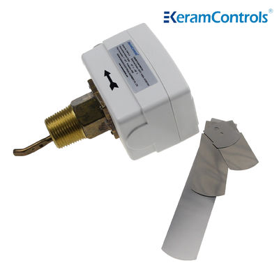 کلیدهای جریان مایع برنجی OEM IP65 24V 15A برای گرمایش تهویه مطبوع