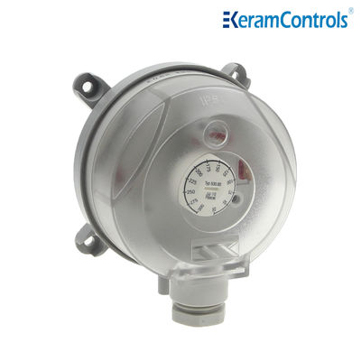 سوئیچ فشار دیفرانسیل هوا 50-500Pa قابل تنظیم HVAC برای تهویه مطبوع