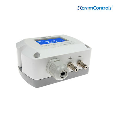 سنسور فشار دیفرانسیل سفید 0-±500pa برای کنترل فشار HVAC