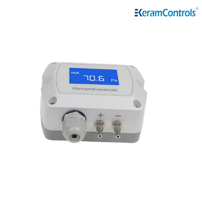 ترانسمیتر فشار دیفرانسیل نمایشگر LCD 0-10 ولت برای HVAC